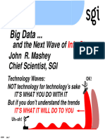 Big Data and The Next Wave