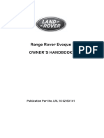 2014 Range Rover Evoque Owners Manual