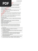 Syllabus of Machine Learning