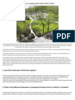 What Is Landscape Architecture