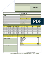 Shipping Bill Format 02