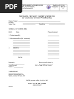 Schedule of New Fees - Retooled