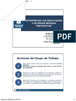 Interpretar Resultados y Acordar Medidas Preventivas