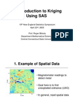 An Introduction To Kriging Using SAS