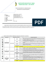 Socialización de La Evaluación Diagnóstica