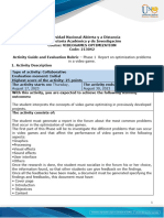 Activity Guide and Evaluation Rubric - Unit 1 - Phase 1 - Report On Optimization Problems in A Video Game