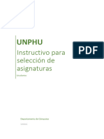 UNPHU - Instructivo Seleccion y Retiro EST v24823