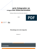 Metodología de La Investigación 2023