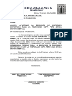 Año de La Unidad Oficio OFICIO ANIVERSARIO SANTA ISABEL 23