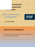 Matriz de Investigación