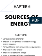 Sources of Energy