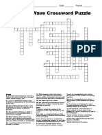 Physics Wave Crossword Puzzle Answer Key 570c7 61633b33