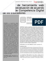 Desarrollo de Herramienta Web para La Autoevaluación