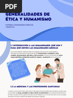 Generalidades de Etica y Humanismo