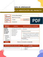 Participamos de La Negociación Del Proyecto