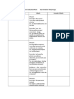 Assessment Design Project Feedback