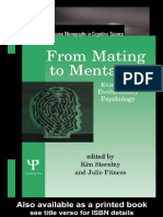 Kim Sterelny-From Mating To Mentality - Evaluating Evolutionary Psychology (Macquarie Monographs in Cognitive Science) - Psychology Press (2003)