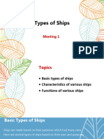 Meeting 1 (Types of Ships)