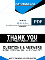 1 - Oracle HCM Exam 1Z0-1046-22