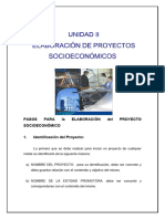 Pasos para La Elaboraciòn de Proyectos Socioeconomicos