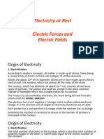 115 PPT Electrostatics Origin Electrostatics Capacitance