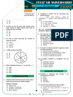 Examen de Conocimientos de VII Ciclo Por Aniversario