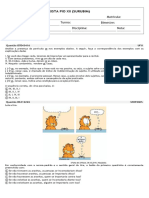 8º Ano - Adjuntos Adverbiais e Vozes Verbais Atividade (OK)