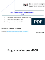 Chapitre 3 Fabrication Assistée Par Ordinateur 3 - Code G