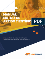 Manual de Matriz de Artigo Científico