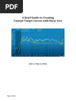 A Brief Guide To Creating Custom Target Curves in Dirac Live Rev 2.1