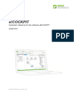 E!Cockpit: Quickstart Reference For The Software 2759-0101