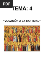 Tema4. Vocación A La Santidad