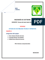 Estudio de Factibilidad Técnica y Operativa