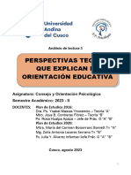 Lect. 3. Perspectivas Teóricas de La Orientación