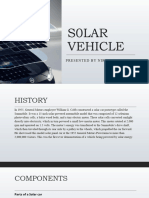 Solar Vehicle