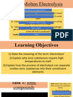 Lesson 2 - Molten Electrolysisnn