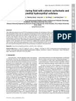 Fabrication of Fracturing Fluid With Cationic Surfactants