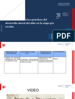 Sesión 01: Fundamentos Teórico-Prácticos Del Desarrollo Moral Del Niño en La Etapa Pre Escolar