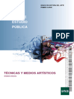 Guía Docente Técnicas y Medios Artísticos UNED