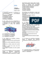 Revisão Sobre MEMBRANA PLASMÁTICA