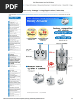 SMC - Rotary Actuator Vane Type CRB Series