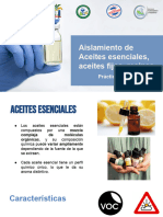 Práctica No. 6 Aislamiento de Aceites Esenciales, Aceites Jos - Fusionado