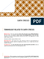 Earth Stress and In-Situ Stress