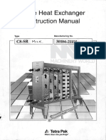 Tetra Pak Tetra Plex M Plate Heat Exchanger Type C8 SR MILK