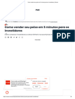 FGV - Como Vender Seu Peixe em 5 Minutos para Os Investidores - Revista Exame