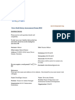 New Staff Entry Assessment form-EURO WATER PROJECT