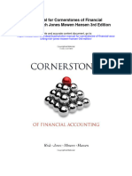 Solution Manual For Cornerstones of Financial Accounting Rich Jones Mowen Hansen 3rd Edition