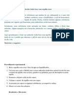 Relatório de Aula Prática 9º Ano