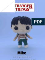 Amigurumi Cabeça Quadrada Stranger Things