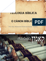 5 - Teologia Bíblica - O Cânon Bíblico II